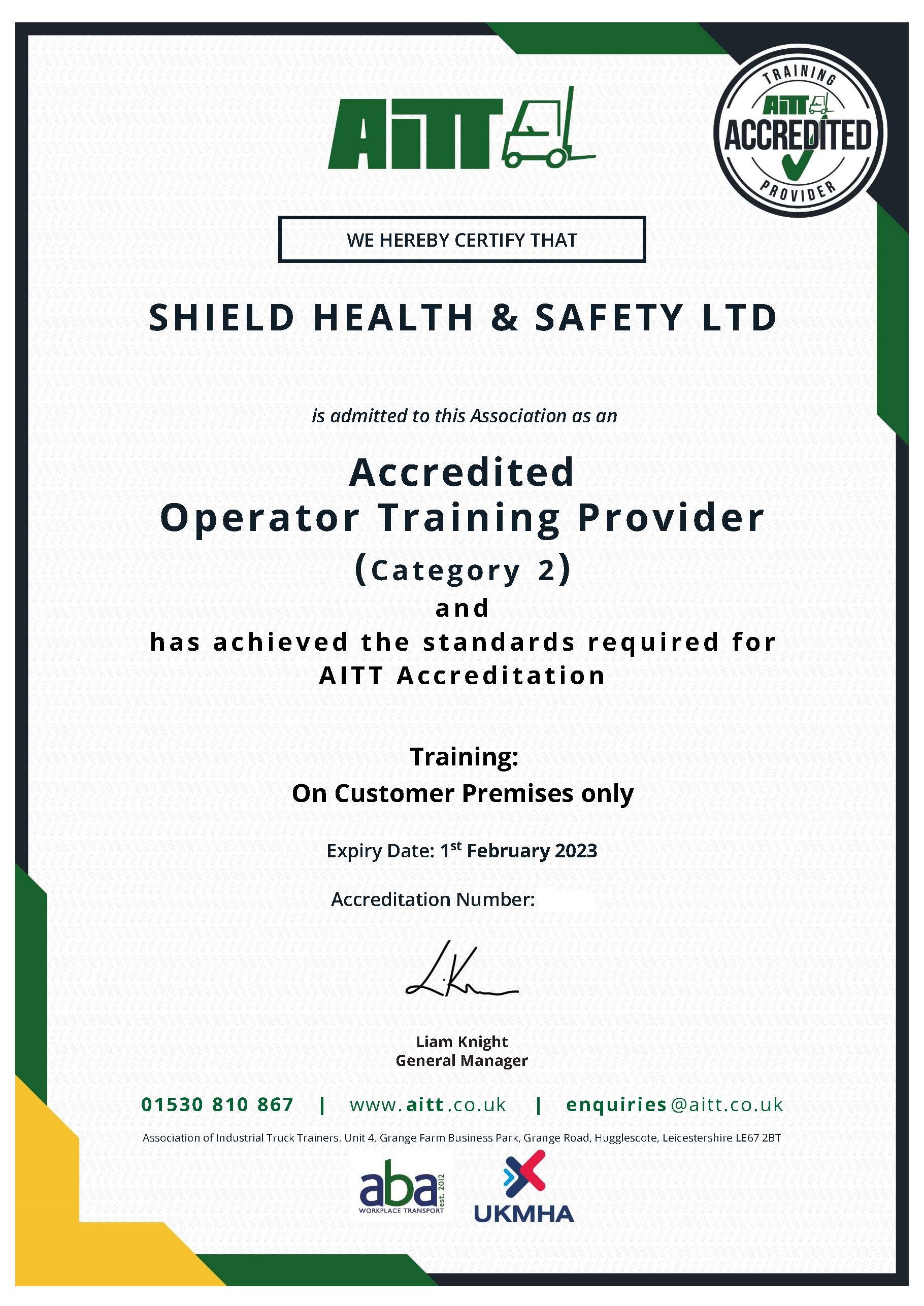 AITT Accreditation